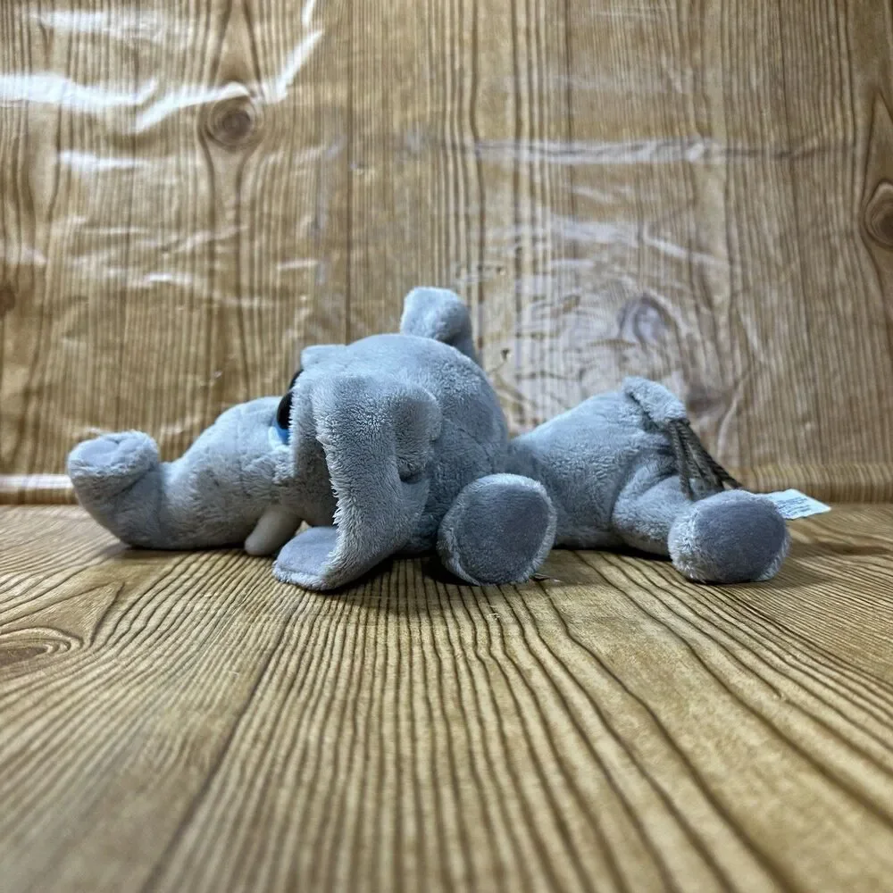 Russ Little Peepers Plush Elephant Grey Russ Berrie Gazoo Big Blue Eyes 12